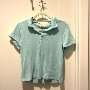 Women’s SO Polo Short Sleeved Mint T-Shirt Size XL